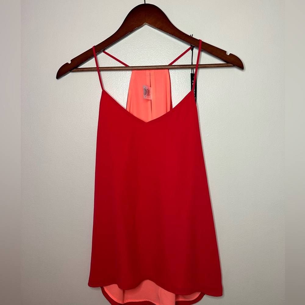 Express Reversible Coral/Red Tank